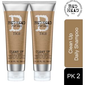 Bed Head for Men by Tigi Clean Up Mens Daily Shampoo for Normal Hair 250ml,2pk Bed Head for Men by Tigi Clean Up Mens Daily Shampoo for Normal Hair 250ml,2pk