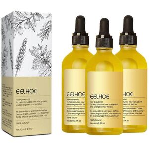 Unbranded (3pcs) Natural Hair Growth Oil, Veganic Natural Hair Growth Oil 60ml Unbranded (3pcs) Natural Hair Growth Oil, Veganic Natural Hair Growth Oil 60ml