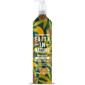 Faith in Nature 500ml Metal Bottle Natural Shea & Argan Conditioner, Moisturising for Curly Hair Faith in Nature 500ml Metal Bottle Natural Shea & Argan Conditioner, Moisturising for Curly Hair