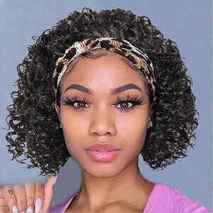 konhill (As show, One size) Headband Wig Synthetic Wig Natural Looking Headband Attached konhill (As show, One size) Headband Wig Synthetic Wig Natural Looking Headband Attached