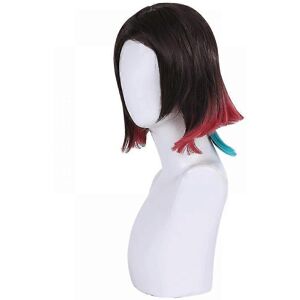 konhill (As show, One size) Anime Cosplay Black Red Gradient Wig, Heat Resistant Synthet konhill (As show, One size) Anime Cosplay Black Red Gradient Wig, Heat Resistant Synthet