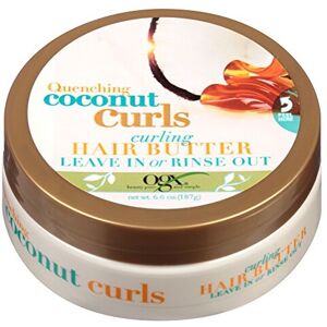 MZ.ogm Ogx Quenching Coconut Curls Curling Hair Butter 6.6oz (2 Pack) MZ.ogm Ogx Quenching Coconut Curls Curling Hair Butter 6.6oz (2 Pack)