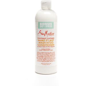 Shea Moisture Coconut Custard Make It Last Wash N'Go Conditioner 577ml Shea Moisture Coconut Custard Make It Last Wash N'Go Conditioner 577ml