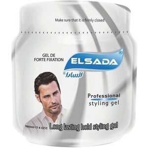 Unbranded Elsada Professional Styling Gel Gray 1000mL Strong Hold & Shine Non-Sticky, Unbranded Elsada Professional Styling Gel Gray 1000mL Strong Hold & Shine Non-Sticky,