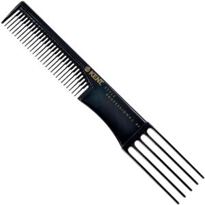 Kent Salon-Style Handmade Hair Pick and Teasing Comb for Curly Thick Hair - Qua Kent Salon-Style Handmade Hair Pick and Teasing Comb for Curly Thick Hair - Qua