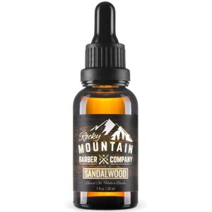 HERRENPFLEGE BARBE Rocky Mountain Barber Company Mens Sandalwood Beard Oil Featuring Grapeseed Oil HERRENPFLEGE BARBE Rocky Mountain Barber Company Mens Sandalwood Beard Oil Featuring Grapeseed Oil