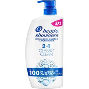 Head & Shoulders Classic Clean 2in1 Anti Dandruff Shampoo, 1000ml. Up to 100% Fl Head & Shoulders Classic Clean 2in1 Anti Dandruff Shampoo, 1000ml. Up to 100% Fl