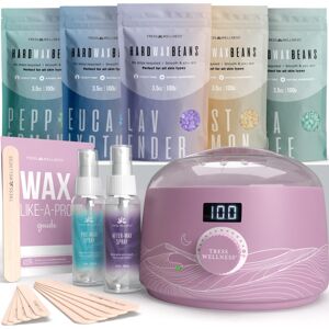Tress Wellness Waxing Kit for Brazilian Wax - Easy to Use - For Sensitive Skin - Tress Wellness Waxing Kit for Brazilian Wax - Easy to Use - For Sensitive Skin -