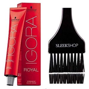 Schwarzkopf Professional Igora Royal Permanent Hair Color (with Sleek Tint Brush Schwarzkopf Professional Igora Royal Permanent Hair Color (with Sleek Tint Brush