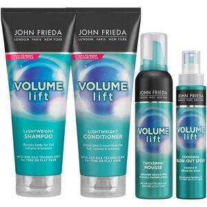 John Frieda Bundle Shampoo & Conditioner 250ml, Lift Spray100ml with Mousse200ml John Frieda Bundle Shampoo & Conditioner 250ml, Lift Spray100ml with Mousse200ml