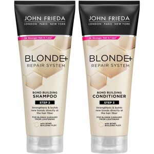 John Frieda Blonde+ Repair System Shampoo & Conditioner, 250ml John Frieda Blonde+ Repair System Shampoo & Conditioner, 250ml