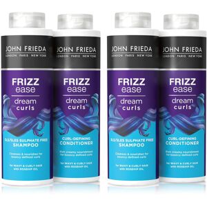 2x John Frieda Shampoo & Conditioner Duo Pack Frizz Ease Dream Curls, 500ml 2x John Frieda Shampoo & Conditioner Duo Pack Frizz Ease Dream Curls, 500ml