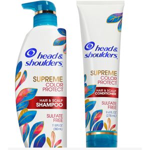 Head & Shoulders Dandruff Shampoo and Conditioner Supreme Color Protect with Ar Head & Shoulders Dandruff Shampoo and Conditioner Supreme Color Protect with Ar