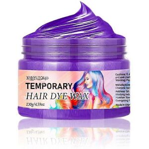 Unbranded (Purple) Temporary Hair Colour Dye Wax Washable, Non Permanent Coloured Hair Dye Unbranded (Purple) Temporary Hair Colour Dye Wax Washable, Non Permanent Coloured Hair Dye