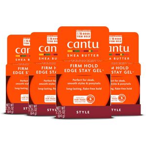 Cantu Extra Hold Edge Stay Gel for Natural Hair with Shea Butter 225 oz Pack of Cantu Extra Hold Edge Stay Gel for Natural Hair with Shea Butter 225 oz Pack of