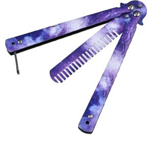 Pocket Combs Stainless Steel Folding Practice Combs Hair Styling Tools for Sport Pocket Combs Stainless Steel Folding Practice Combs Hair Styling Tools for Sport