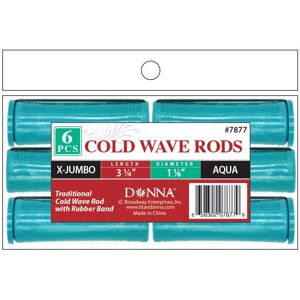 DKNY DONNA Cold Wave Rods 325L 1125D JUMBO 6PCS Rollers Foam Hair Rollers Hair Curler DKNY DONNA Cold Wave Rods 325L 1125D JUMBO 6PCS Rollers Foam Hair Rollers Hair Curler