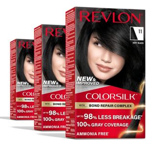 Revlon ColorSilk with Bond Repair Complex Permanent Hair Color 100 Gray Coverage Revlon ColorSilk with Bond Repair Complex Permanent Hair Color 100 Gray Coverage