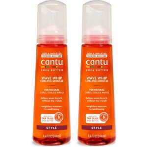 Cantu Wave Whip Curling Mousse for Natural Hair with Pure Shea Butter 84 oz Pack Cantu Wave Whip Curling Mousse for Natural Hair with Pure Shea Butter 84 oz Pack