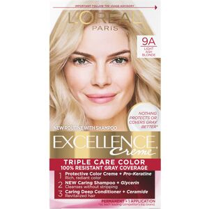 L’Oréal Paris L'Oreal Paris Excellence Creme Permanent Triple Care Hair Color 9A Light Ash Bl L’Oréal Paris L'Oreal Paris Excellence Creme Permanent Triple Care Hair Color 9A Light Ash Bl