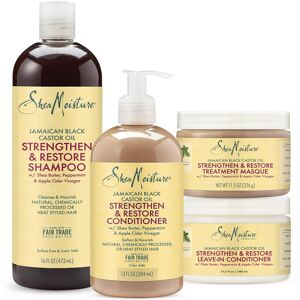 Shea Moisture SheaMoisture Jamaican Black Castor Oil Hair Care Set: 16oz Growth Shampoo 13oz Shea Moisture SheaMoisture Jamaican Black Castor Oil Hair Care Set: 16oz Growth Shampoo 13oz
