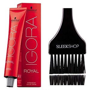 Schwarzkopf Professional Igora Royal Permanent Hair Color (with Sleek Tint Brush Schwarzkopf Professional Igora Royal Permanent Hair Color (with Sleek Tint Brush