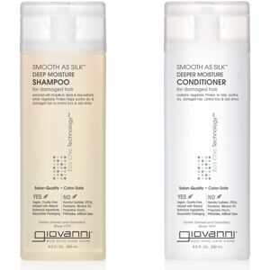 GIOVANNI HAIR CARE PRODUCTS Giovanni Smooth as Silk Deeper Moisture Shampoo & Co GIOVANNI HAIR CARE PRODUCTS Giovanni Smooth as Silk Deeper Moisture Shampoo & Co