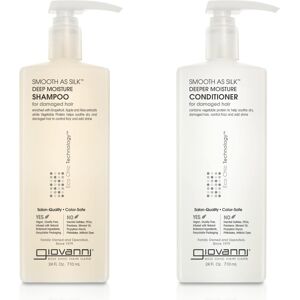 GIOVANNI HAIR CARE PRODUCTS Giovanni Smooth as Silk Deeper Moisture Shampoo & Co GIOVANNI HAIR CARE PRODUCTS Giovanni Smooth as Silk Deeper Moisture Shampoo & Co