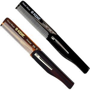 Kent 20T Handmade Folding Pocket Comb for Men Fine Tooth Hair Comb Straightener Kent 20T Handmade Folding Pocket Comb for Men Fine Tooth Hair Comb Straightener