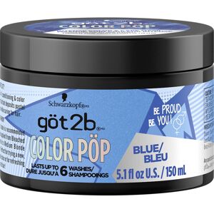Schwarzkopf Got2B Color Pop Semi-Permanent Hair Color Mask Blue 5.1 oz Schwarzkopf Got2B Color Pop Semi-Permanent Hair Color Mask Blue 5.1 oz