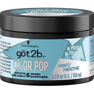 Schwarzkopf Got2B Color Pop Semi-Permanent Hair Color Mask Mint 5.1 oz Schwarzkopf Got2B Color Pop Semi-Permanent Hair Color Mask Mint 5.1 oz