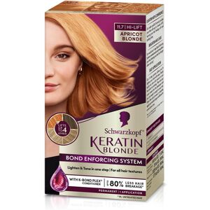 Schwarzkopf Keratin Blonde Hi-Lift Permanent Hair Color 11.7 Apricot Blonde - P Schwarzkopf Keratin Blonde Hi-Lift Permanent Hair Color 11.7 Apricot Blonde - P