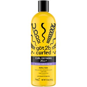 Schwarzkopf gt2b Curled Curl Defining Jelly 15oz for all curl types wavy curly & coily Schwarzkopf gt2b Curled Curl Defining Jelly 15oz for all curl types wavy curly & coily