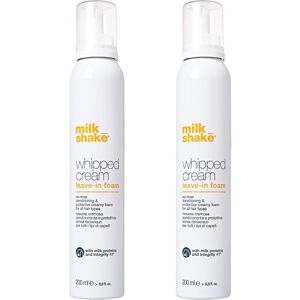 milk_shake Milk shake whipped cream leave in foam, duo pack of 2 x 200 ml, conditioning and milk_shake Milk shake whipped cream leave in foam, duo pack of 2 x 200 ml, conditioning and