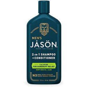 Jason Men's Calming 2-in-1 Shampoo and Conditioner, 12 oz Jason Men's Calming 2-in-1 Shampoo and Conditioner, 12 oz