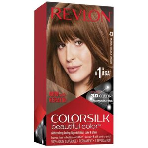 Revlon Colorsilk Beautiful Color Permanent Hair Dye with Keratin 100% Gray Cov Revlon Colorsilk Beautiful Color Permanent Hair Dye with Keratin 100% Gray Cov