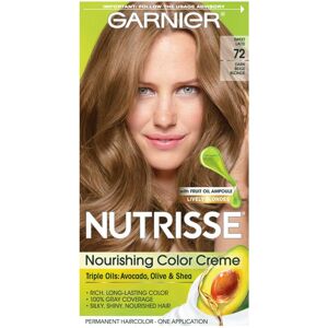 Garnier Nutrisse Nourishing Hair Color Creme 72 Dark Beige Blonde (Sweet Latte) Garnier Nutrisse Nourishing Hair Color Creme 72 Dark Beige Blonde (Sweet Latte)