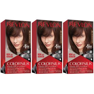 REVLON Colorsilk Beautiful Color Permanent Hair Color with 3D Gel Technology & K REVLON Colorsilk Beautiful Color Permanent Hair Color with 3D Gel Technology & K