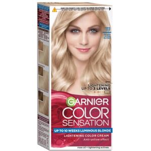 GARNIER - COLOR SENSATION - Permanent hair coloring cream - 111 Silver Ultra Blo GARNIER - COLOR SENSATION - Permanent hair coloring cream - 111 Silver Ultra Blo