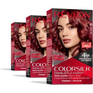 Revlon Permanent Hair Color Permanent Red Hair Dye Colorsilk with 100% Gray Co Revlon Permanent Hair Color Permanent Red Hair Dye Colorsilk with 100% Gray Co