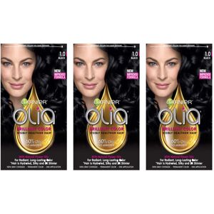 Garnier Hair Color Olia Oil Powered Permanent Hair Color 1.0 Black 3 Coun Garnier Hair Color Olia Oil Powered Permanent Hair Color 1.0 Black 3 Coun