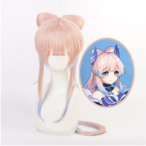 Unbranded Sangonomiya Impact Genshin Kokomi Wig Cosplay Prop Pink Blue Hairpiece Bow Hair Unbranded Sangonomiya Impact Genshin Kokomi Wig Cosplay Prop Pink Blue Hairpiece Bow Hair