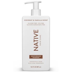 Native Shampoo for Men & Women - Silicone & Sulphate Free - Coconut & Vanilla Sc Native Shampoo for Men & Women - Silicone & Sulphate Free - Coconut & Vanilla Sc