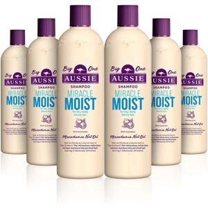 Aussie Miracle Moist Shampoo 500 ml - Pack of 6 Aussie Miracle Moist Shampoo 500 ml - Pack of 6