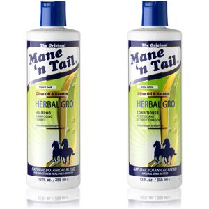 Mane 'n Tail: Herbal Gro Shampoo + Conditioner (12 oz Each) Olive Oil Complex T Mane 'n Tail: Herbal Gro Shampoo + Conditioner (12 oz Each) Olive Oil Complex T