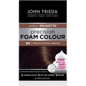 John Frieda Precision Foam Hair Colour Medium Natural Brown 5N 2 pk John Frieda Precision Foam Hair Colour Medium Natural Brown 5N 2 pk