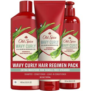 Old Spice Shampoo Conditioner and Leave-in Conditioner Set for Men Wavy Curly Old Spice Shampoo Conditioner and Leave-in Conditioner Set for Men Wavy Curly