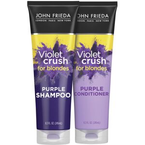 John Frieda Violet Crush Purple Shampoo and Conditioner Set - Blonde Toner Neutr John Frieda Violet Crush Purple Shampoo and Conditioner Set - Blonde Toner Neutr