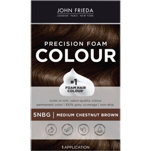 John Frieda Precision Foam Permanent Hair Colour in 5NBG Medium Chestnut Brown John Frieda Precision Foam Permanent Hair Colour in 5NBG Medium Chestnut Brown