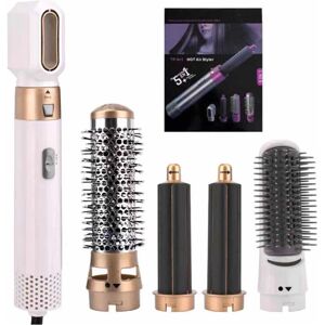 Unbranded (Gold) 5 in 1 Electric Hair Dryer Blow Hair Curler Set Detachable Styler Hot Air Unbranded (Gold) 5 in 1 Electric Hair Dryer Blow Hair Curler Set Detachable Styler Hot Air